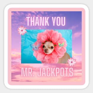 Mr. Jackpots Sticker